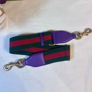 Gucci Adjustable Purple Web Strap